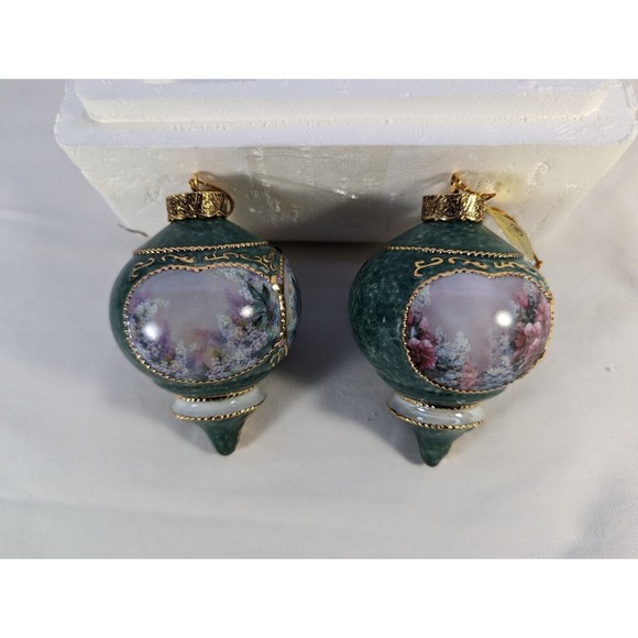 Lena Liu Treasury Of Jeweled Hummingbirds Ornaments Set 7 Bradford Editions 1999 - Picture 8 of 15
